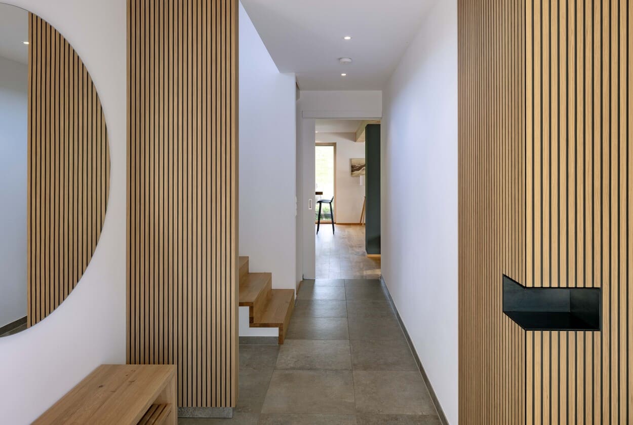 Gardrobe im Eingangsbereich