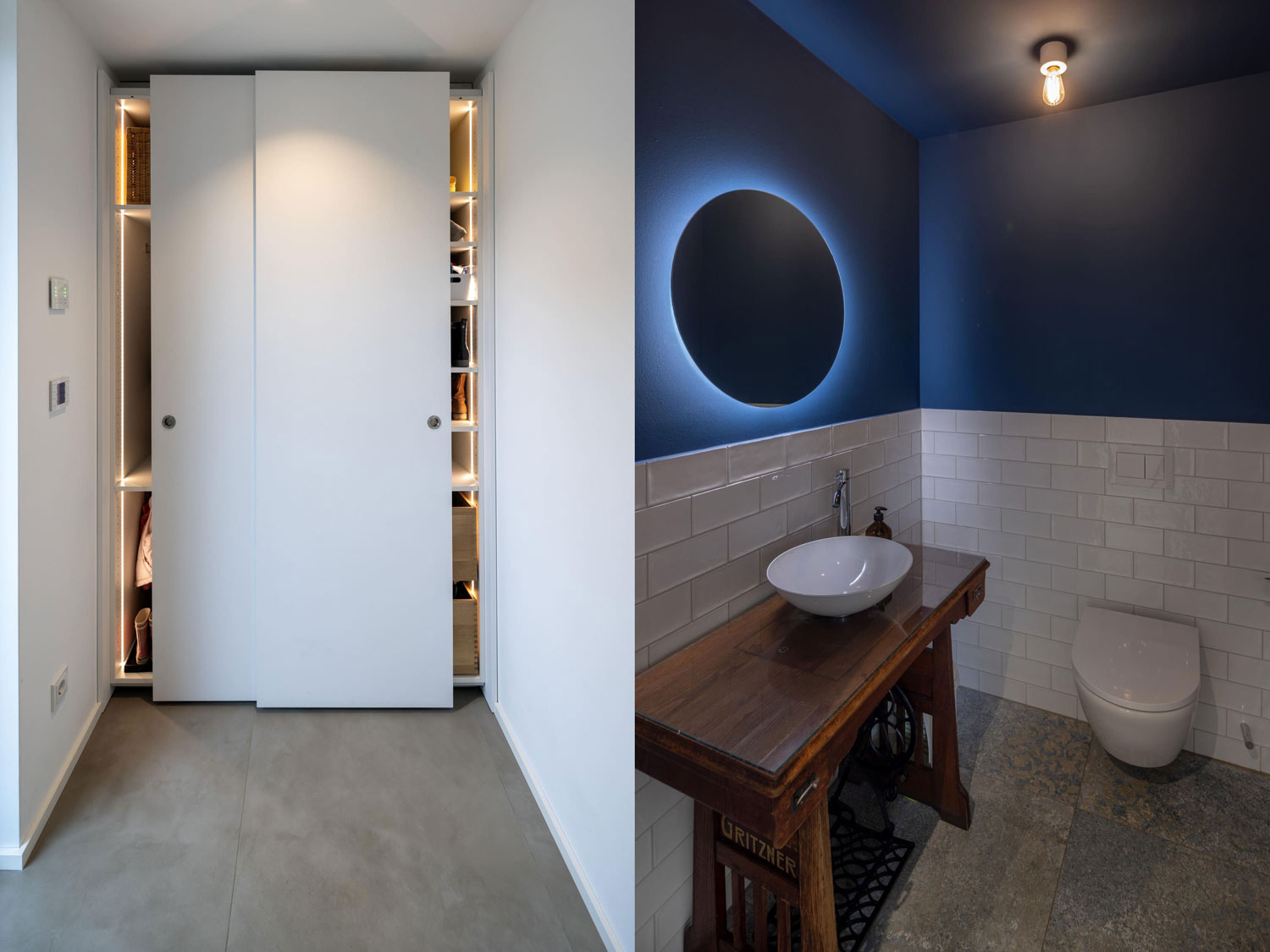 Einbauschrank und Gäste WC